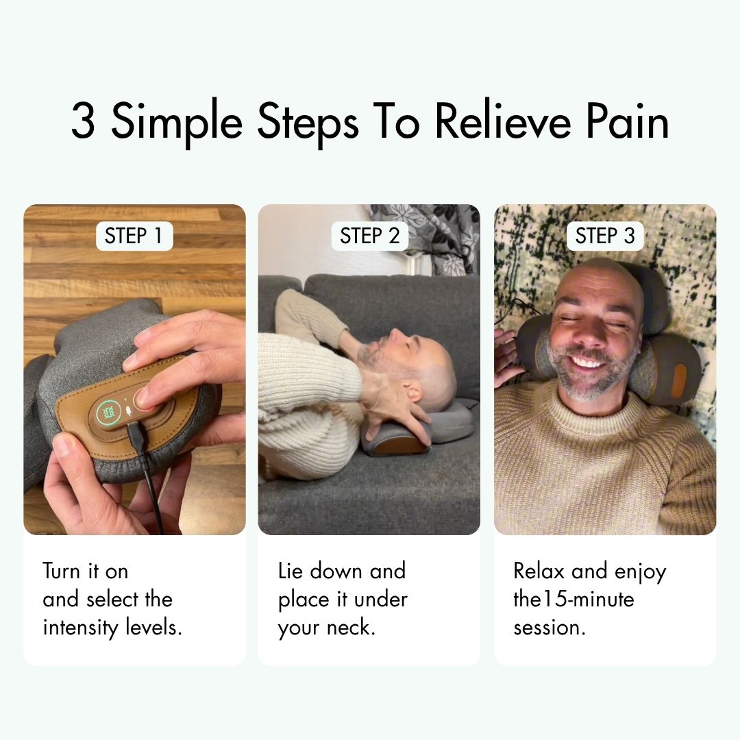 Three simple steps to relieve neck pain